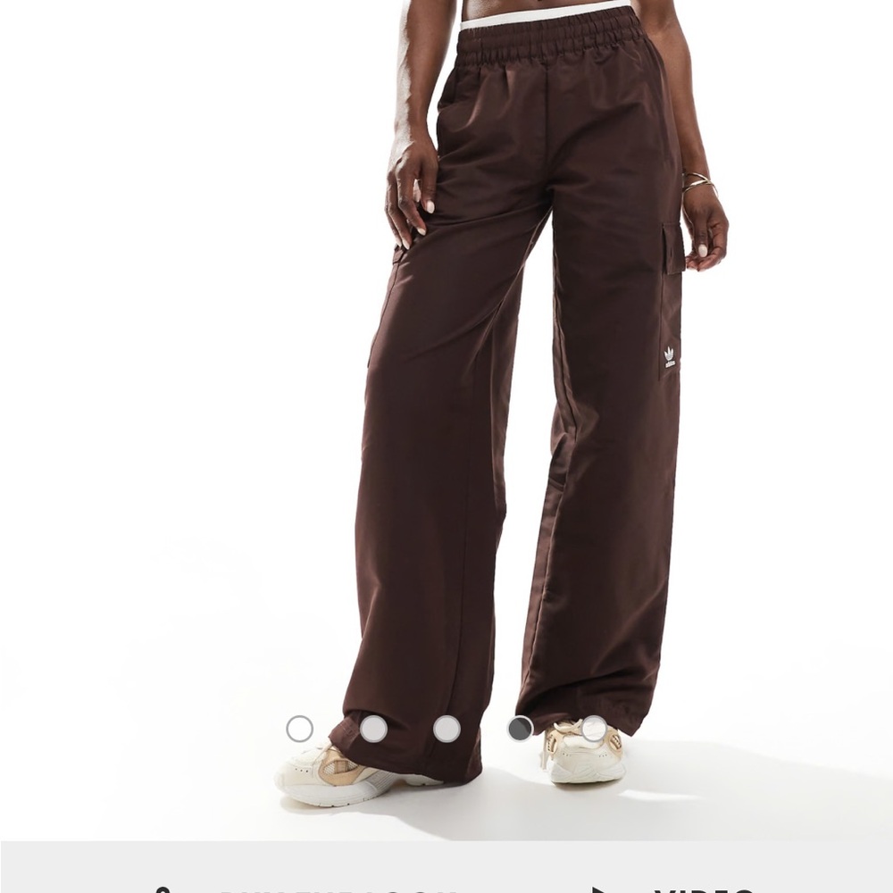 Adidas Dark Brown cargo pants